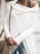 Casual Long Sleeve Asymmetrical Fringed Ruched T-Shirt