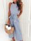 Striped Waist Belted Wide Leg Jumpsuit