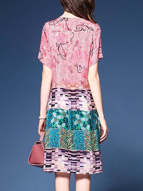 Xscape dress out pink going shoes quilt pink