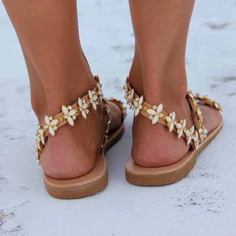 cute flat summer sandals