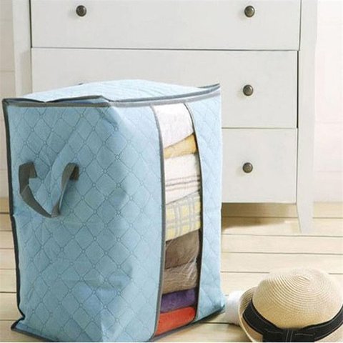 Foldable Storage Bins Clothes Blanket Closet Organizer Bag Case Foldable Storage Bins Clothes Blanket Closet Organizer Bag Case