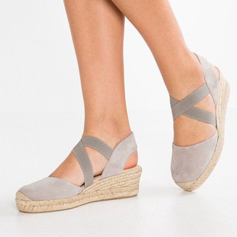 plus size wedge sandals