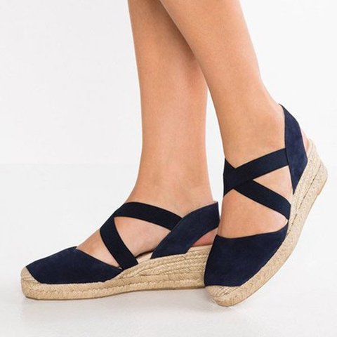 slip on espadrille sandals