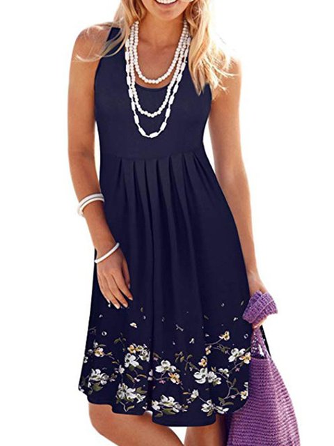 crew neck floral printed shift dress crew neck floral printed shift dress