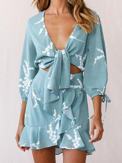 Justfashionnow Summer Dresses Sundress Dress A Line V Neck Holiday