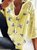 Short Sleeve Floral Cotton-Blend Shirts & Tops