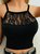 JFN  Sexy Lace Sling Vest Tube Top Plus Size