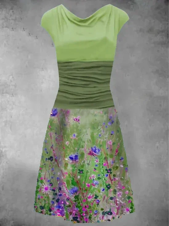 JFN Floral Knitting Dress