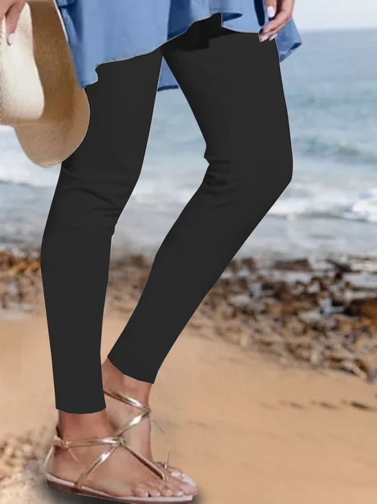 JFN Plain Elasticity PANTS LEGGINGS