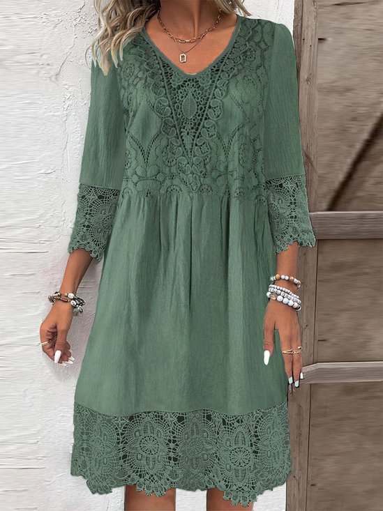 Lace Casual Loose Dress
