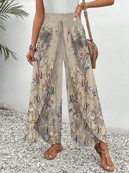 Women's H-Line Straight Pants Daily Going Out Pants Casual Scramble Random Print Summer Pants