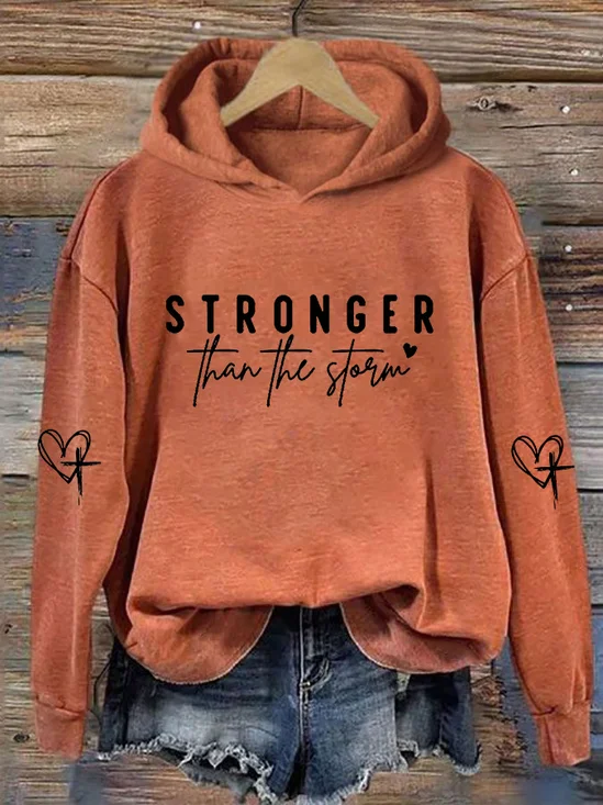 Women's Text Letters Spring/Fall Long Sleeve Casual Daily Hoodie
