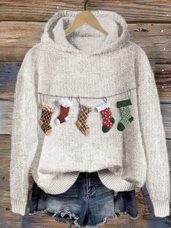Women's Hoodie Ethnic Casual Spring/Fall Long Sleeve Sweatshirt
