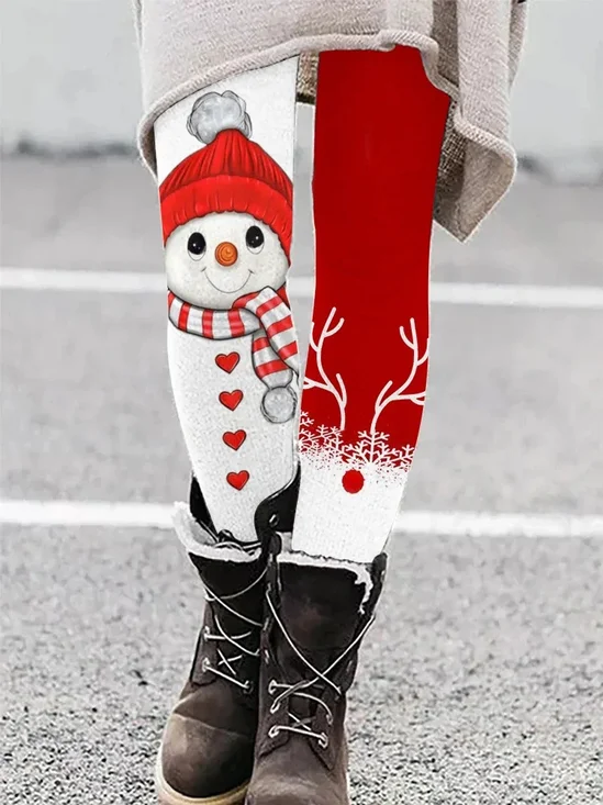 Women's Casual 3D Printing All Season Ankle Pants Leggings