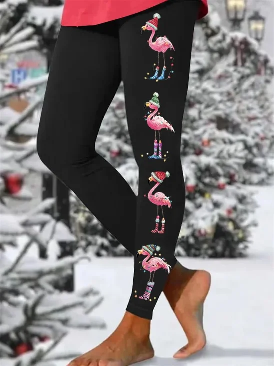 Women 3D Printing Vintage All Season Long Leggings Trousers