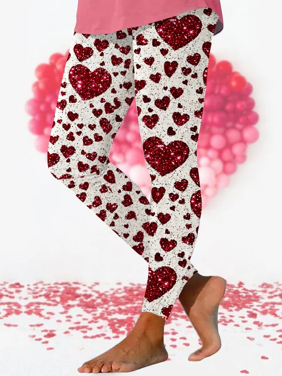 Women's Geometric Casual All Season Long Leggings