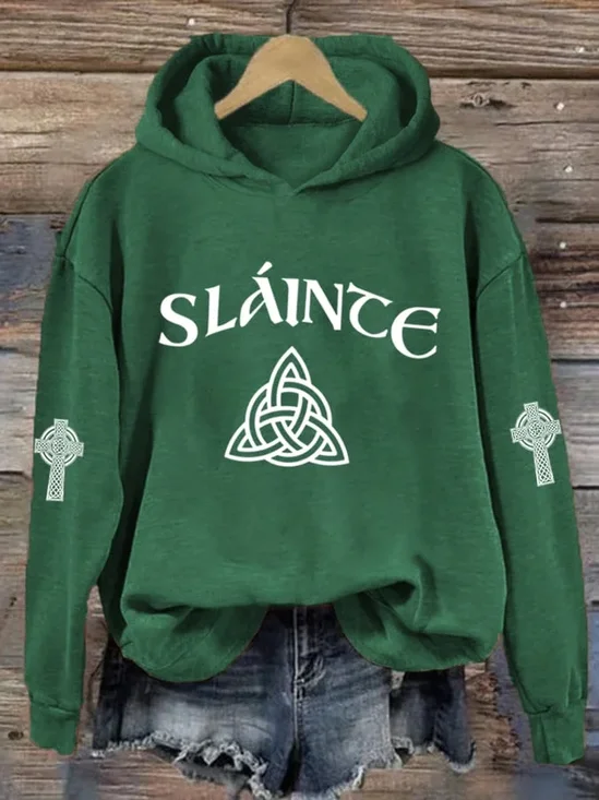 Women's Shamrock Spring/Fall Long Sleeve Casual Daily Hoodie
