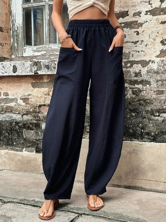 Women Plain Ankle Pants Pant Casual Spring/Fall Trousers
