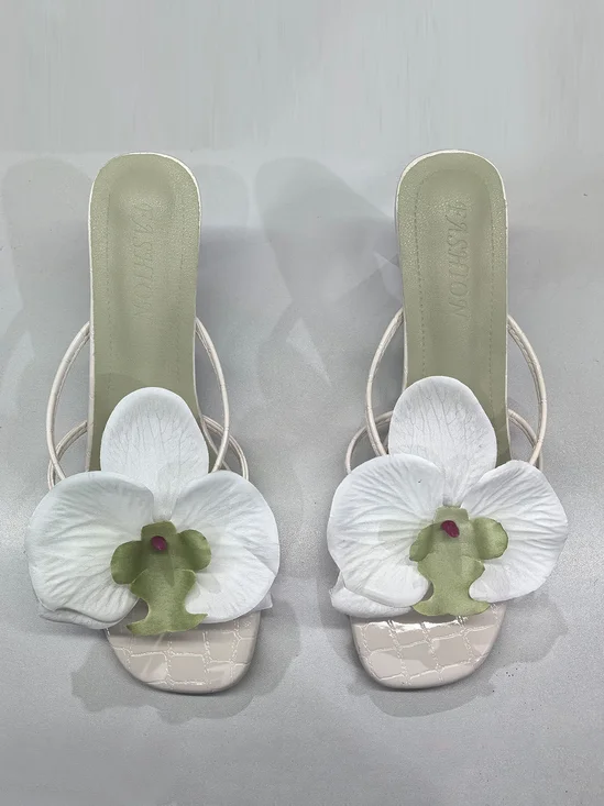 Elegant Summer Plain Wedge Sandal