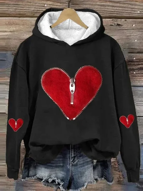 Women's 3D Printing Spring/Fall Long Sleeve Vintage Holiday Hoodie