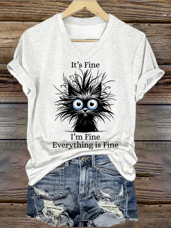 Women Animal Short Sleeve Tee T-shirt Crew Neck Casual Summer Top