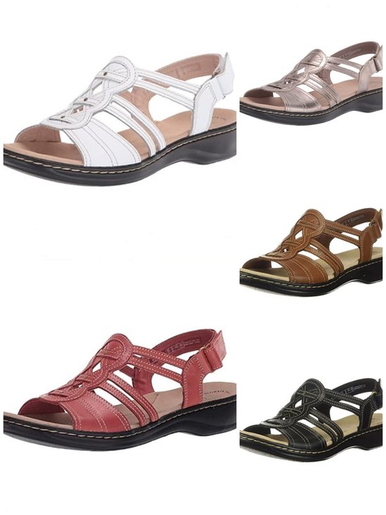 Europe and the United States foreign trade large size slippers new flat bottom casual open-toe beach sandals women's shoes