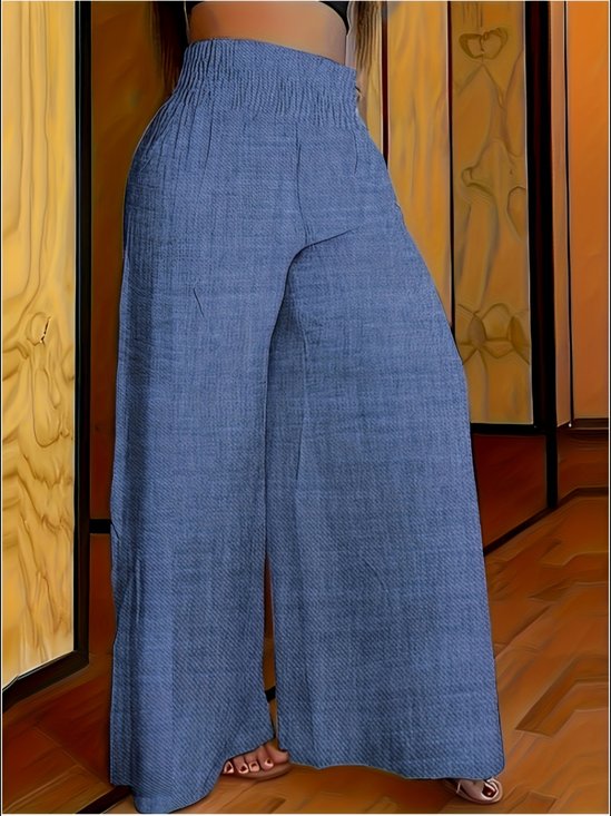 Women Plain Long Pants Casual Spring/Fall Trousers