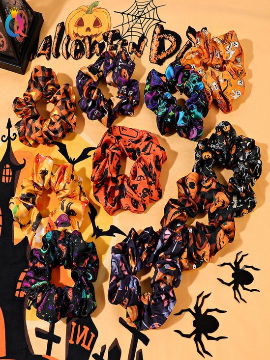 Large intestine hair band Halloween pumpkin skull hair band horror personality holiday hair accessories large intestine hair band