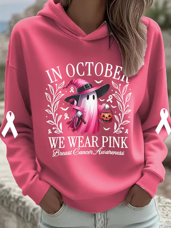 Women Floral Spring/Fall Printing Long Sleeve Casual Daily Hoodie