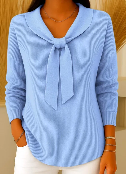Women Plain Spring/Fall Casual Long Sleeve V Neck Cotton Sweater