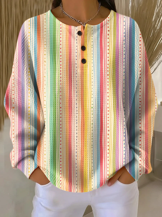 Women
                      Abstract Crew Neck Printing Casual Spring/Fall
                      Long Sleeve Sweatshirt