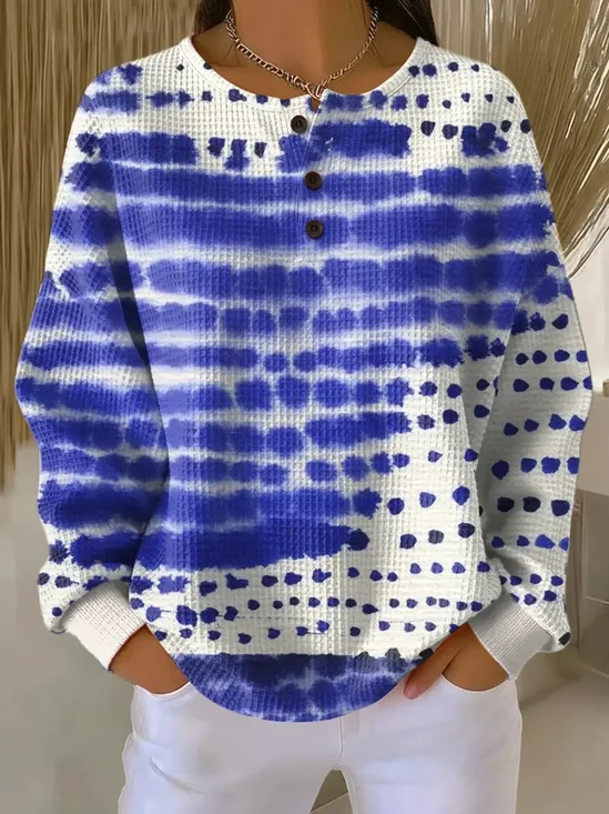 Women
                      Abstract Crew Neck Printing Casual Spring/Fall
                      Long Sleeve Sweatshirt
