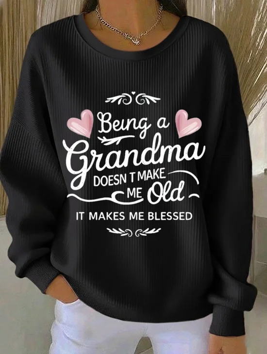 Women
                      Text Letters Crew Neck Printing Casual Spring/Fall
                      Long Sleeve Sweatshirt