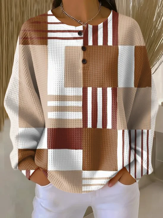 Women
                      Abstract Crew Neck Printing Casual Spring/Fall
                      Long Sleeve Sweatshirt