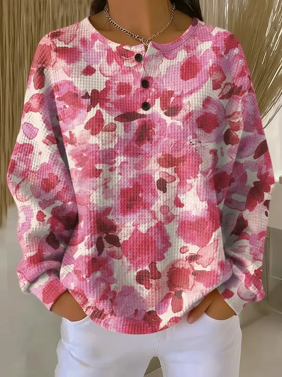 Women
                      Abstract Crew Neck Printing Casual Spring/Fall
                      Long Sleeve Sweatshirt