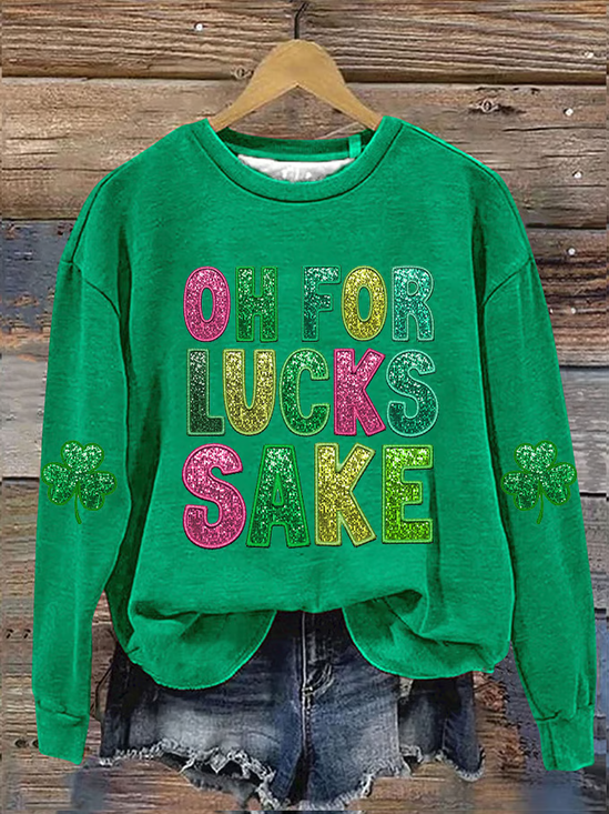Women
                      Text Letters Crew Neck Printing Casual Spring/Fall
                      Long Sleeve Sweatshirt