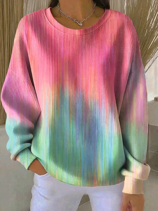 Women
                      Abstract Crew Neck Printing Casual Spring/Fall
                      Long Sleeve Sweatshirt