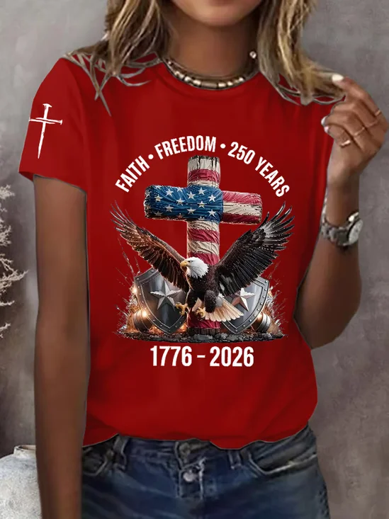 Women
                      Text Letters Short Sleeve Tee T-shirt Crew Neck
                      Printing Casual Graphic Tee Summer Top