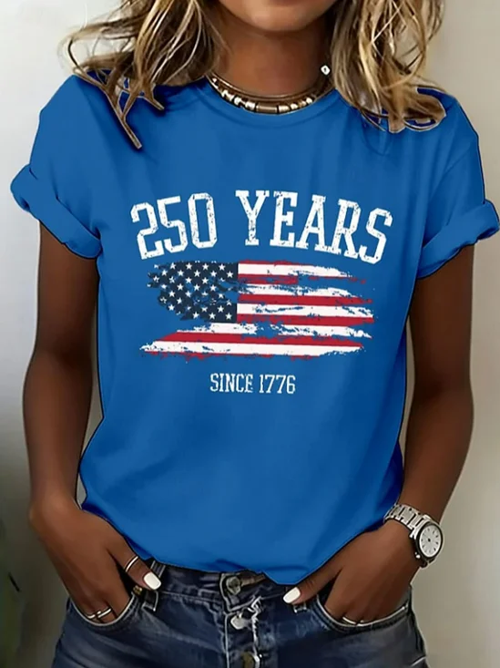 Women
                      Text Letters Short Sleeve Tee T-shirt Crew Neck
                      Printing Casual Graphic Tee Summer Top