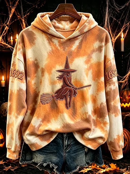 Women Halloween Printing Long Sleeve Casual Daily Spring/Fall Hoodie