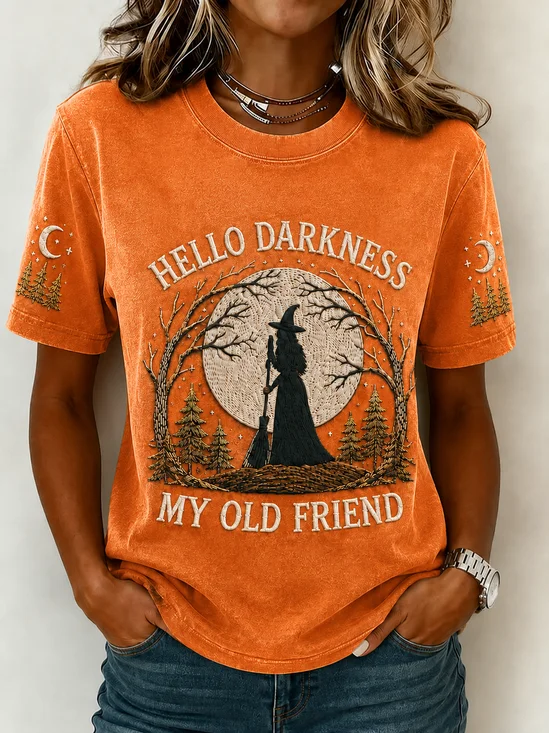 Women Text Letters Short Sleeve Tee T-shirt Crew Neck Casual Summer Top