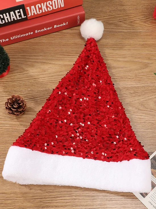 Women's Sequin Christmas Hat