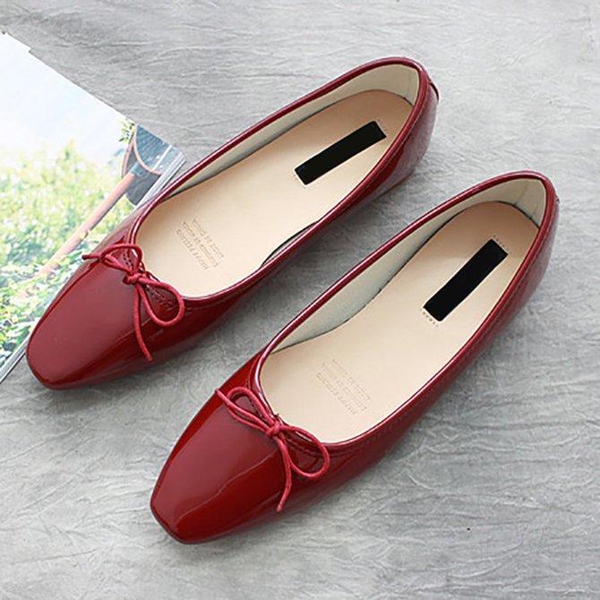 open toe comfort flats