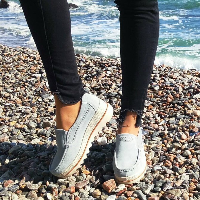 suede slip on shoes womens