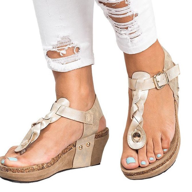 wedge casual sandals