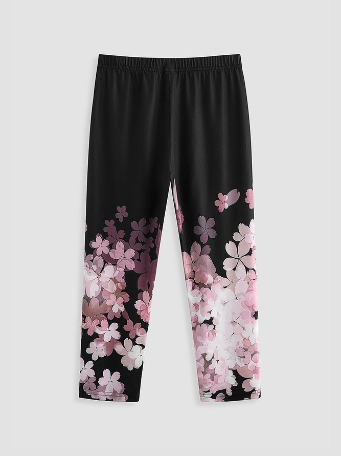 JFN Floral Vacation Capris Leggings