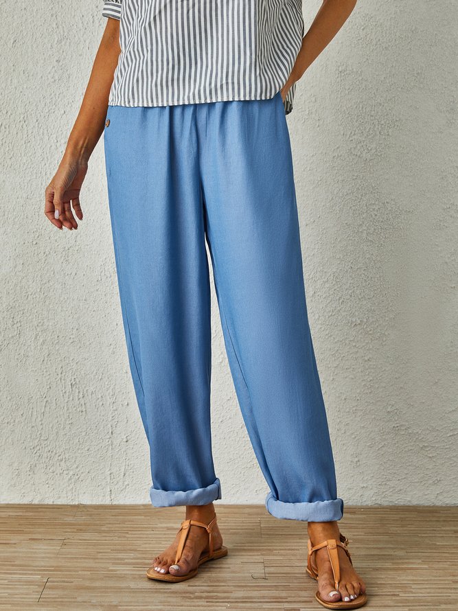 elastic slacks