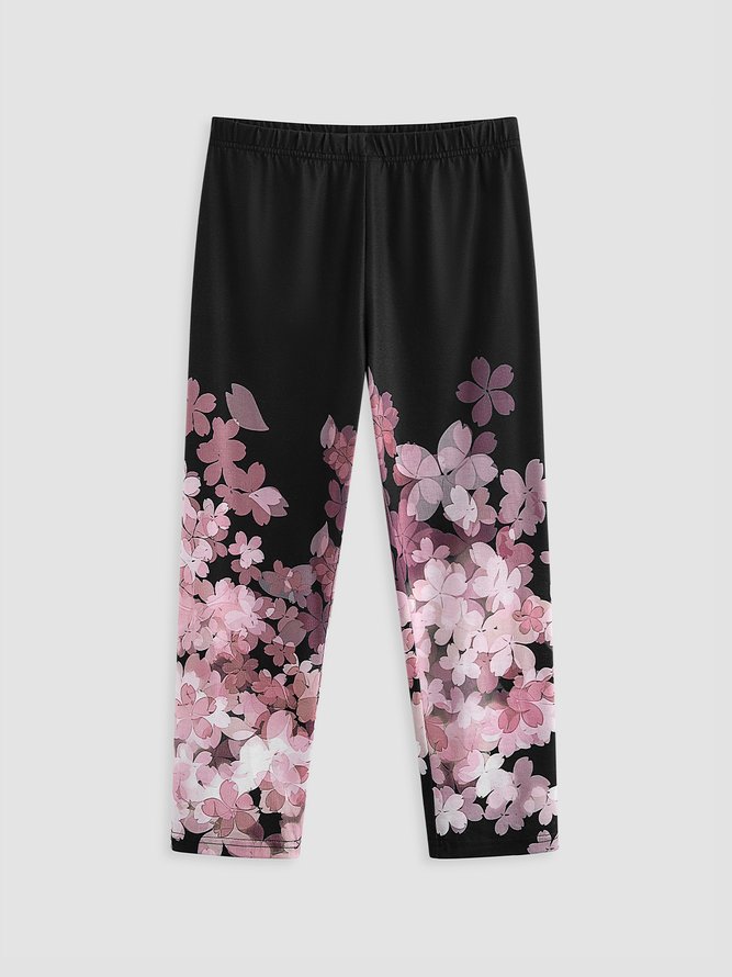 JFN Floral Vacation Capris Leggings