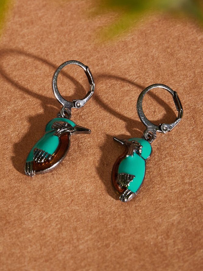 JFN  Alloy  bird  Earrings