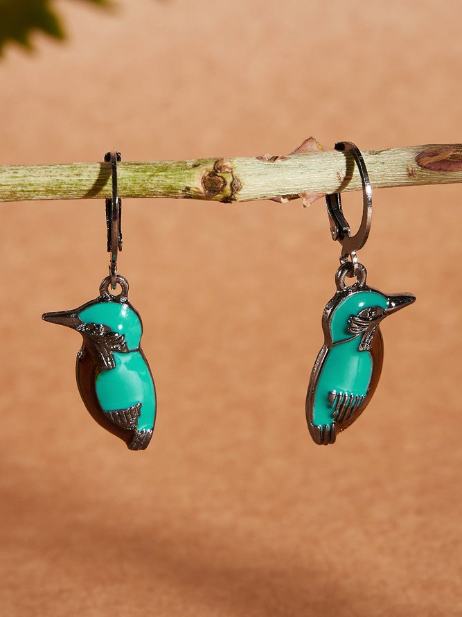 JFN  Alloy  bird  Earrings